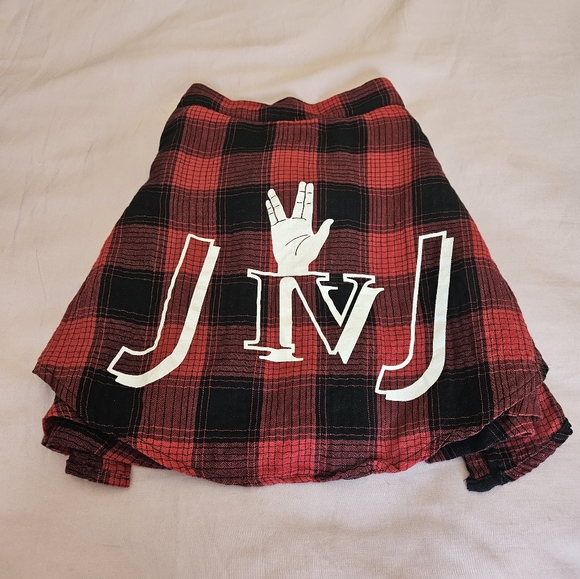 Kids Checked Fake Two Plaid Shirt Pants  unisex JFORJUNIOR - Picture 5 of 14